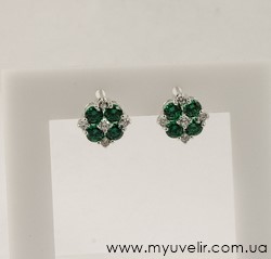 Сережки цветочки  